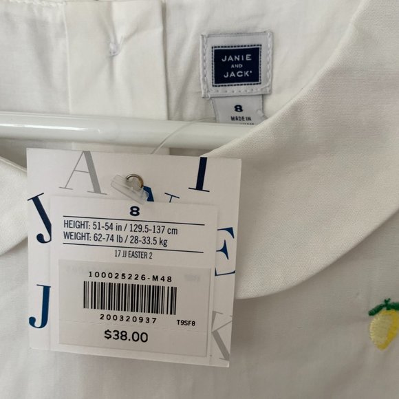 SOLD!NWT! Lot of 3 Janie and Jack Girls Sz 8 Short Sleeves Top Blouses - Picture 7 of 12